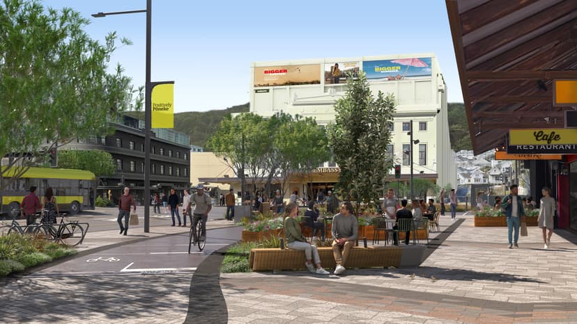 The Golden Mile Courtney Place design render