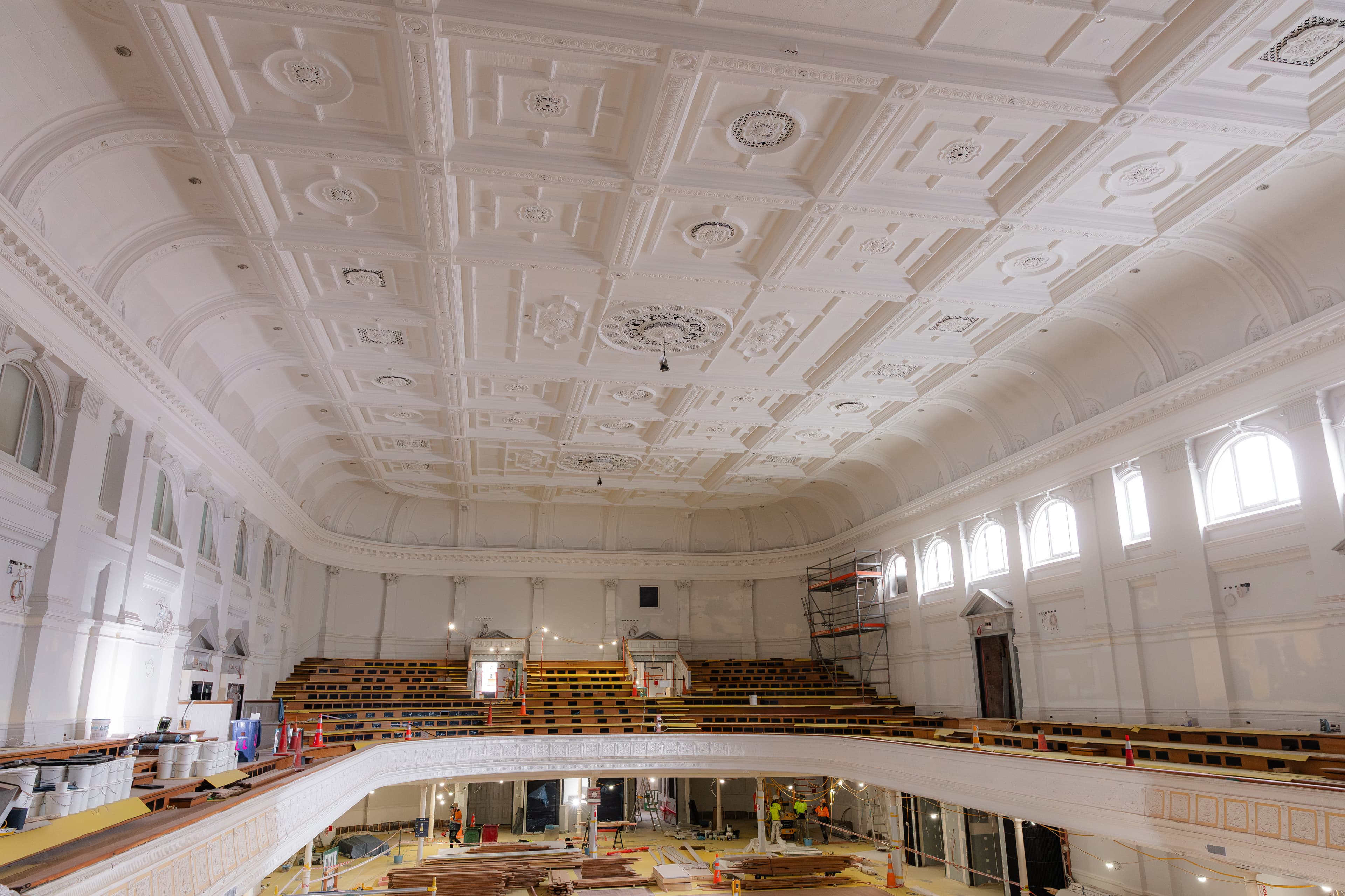 Interior of Adam Auditorium, Town Hall
